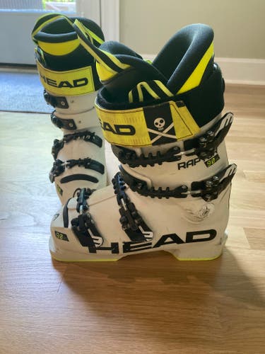 Used Unisex HEAD Racing Raptor RS Ski Boots 90 Flex