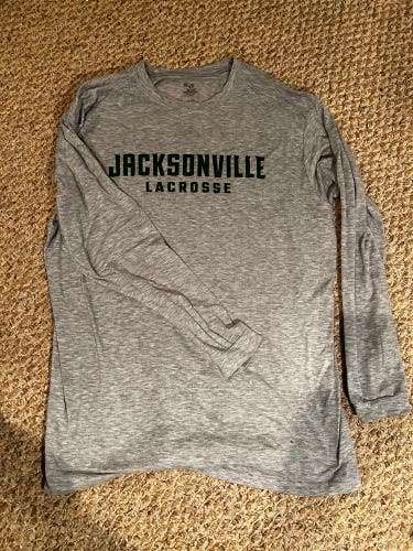 Jacksonville University Team Issued Lacrosse Long Sleeve Shirt Large  Shirt