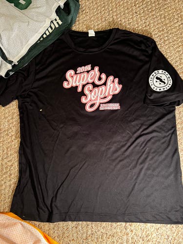 Super Sophs Lacrosse Shooting Shirt Black Used XL  Shirt