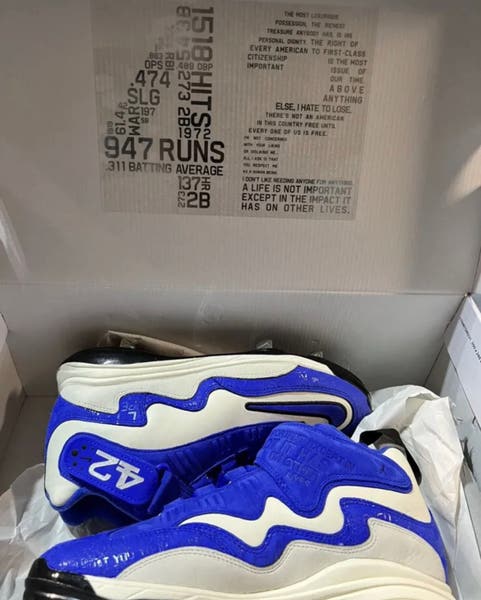 Nike Air Griffey Max 1 Jackie Robinson 42 Baseball Cleats  display picture 3