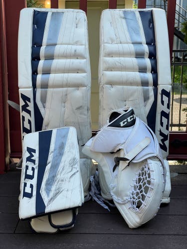 Used 33" Regular CCM Extreme Flex ll 760 Goalie Full Set
