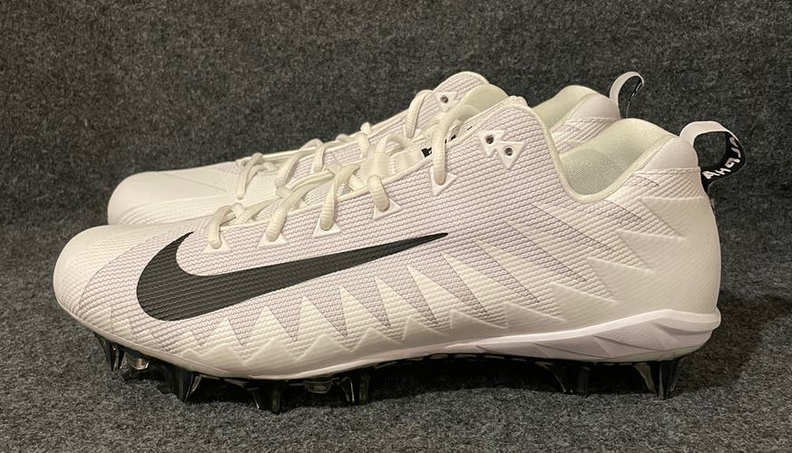 Men’s Alpha Menace Pro Low TD P White Football Cleats AJ6606-102 RARE Size 14.5