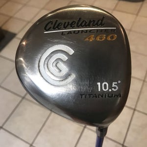 Cleveland Launcher 460 Titanium Golf Club Driver 10.5° RH Graphite Reg Flex