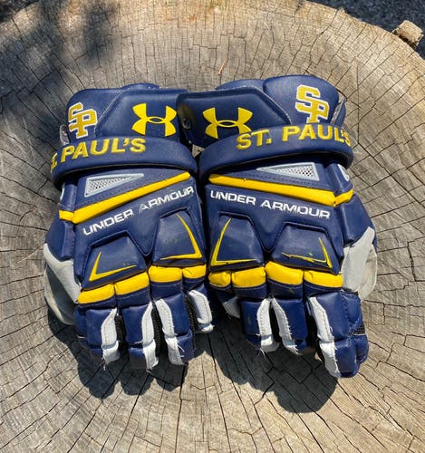 St. Paul’s Used Player's Under Armour 13" Engage Lacrosse Gloves