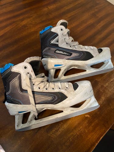 Used Bauer  Size 4 Reactor 5000 Hockey Goalie Skates