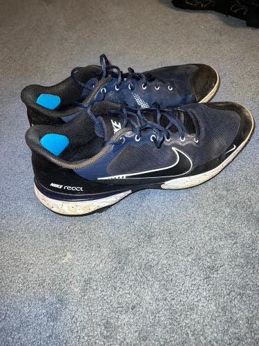 Blue Men's Metal High Top Nike alpha huarache elite 3