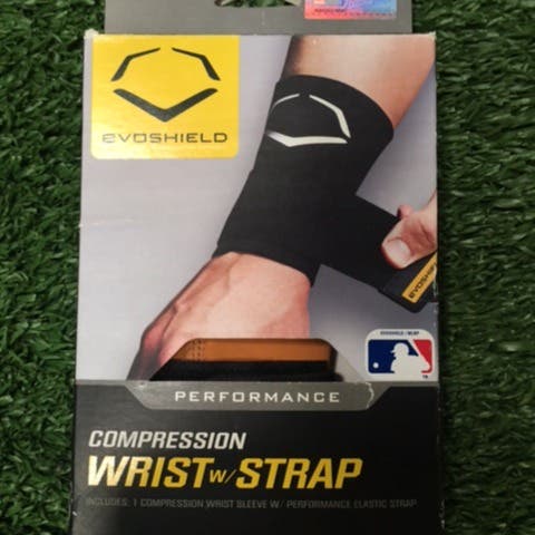 New EvoShield Evocharge Compression Wrist Sleeve w/Strap Orange-Small