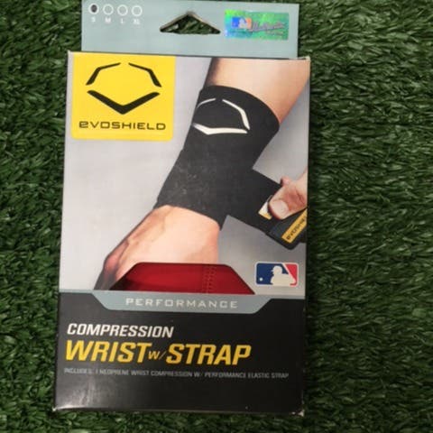 New EvoShield Evocharge Compression Wrist Sleeve w/Strap Red-Small