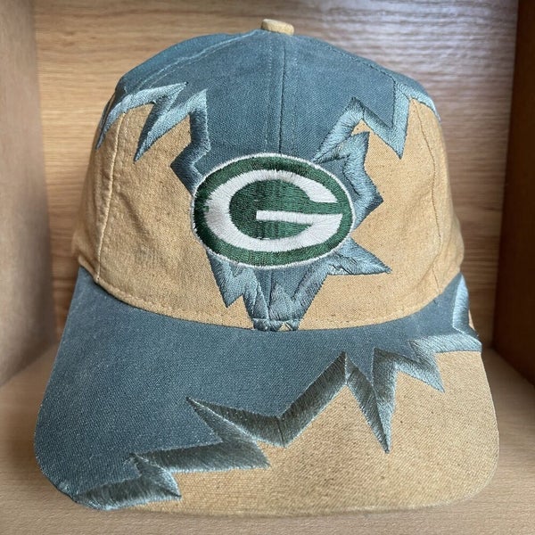 Vintage 90s Green Bay Packers Hat Team NFL Drew Pearson Spellout