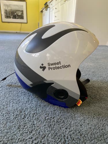 USED LIKE NEW L/XL GS Kristoffersen Sweet Protection Helmet FIS Legal
