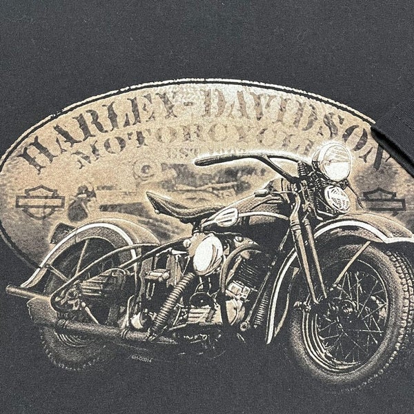 Harley Davidson Motorcycles T Shirt Men Medium Adult Black Biker
