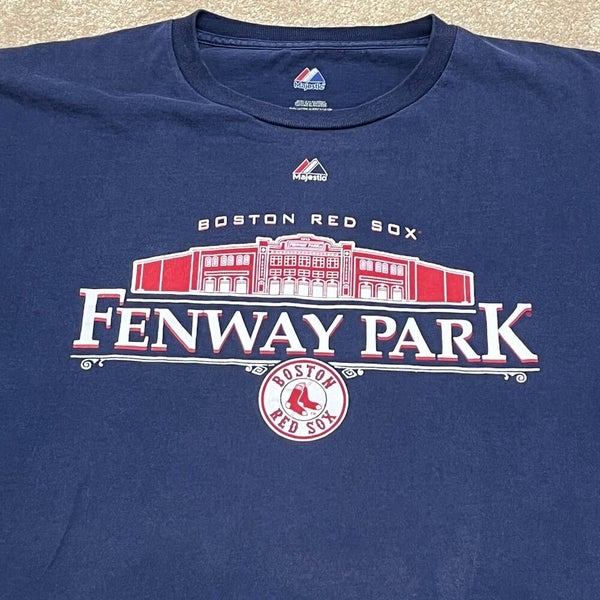 Majestic Boston Red Sox Fenway Park 100 Years Red T-Shirt