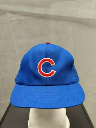Vintage Chicago Cubs Mesh Snapback Twins Enterprise Hat MLB