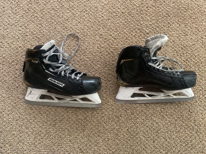 Used Bauer Regular Width Size 10 Supreme S29 Hockey Goalie Skates