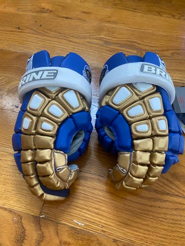 Charlotte Hounds Custom Brine Clutch Elite Lacrosse Gloves NEW