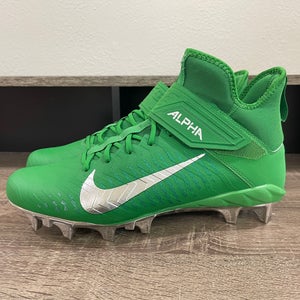 Nike Alpha Menace Pro 2 Mid Oregon Ducks PE Football Cleats Men’s Size 12 Green