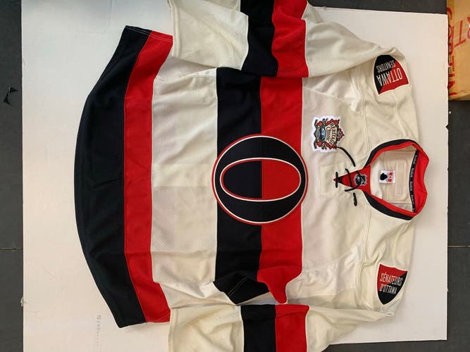 New Reebok 2014 Heritage Classic Ottawa Senators NHL Pro Stock Hockey Jersey 58