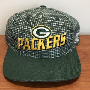 Green Bay Packers Hat Baseball Cap Strapback NFL Football Retro Logo Athletic