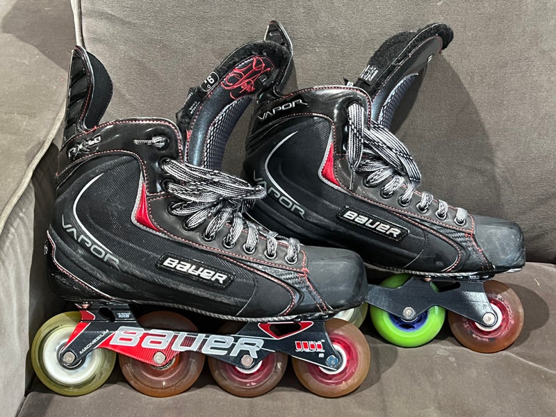 Lightly Used Bauer Vapor RX:60 Inline Hockey Skates