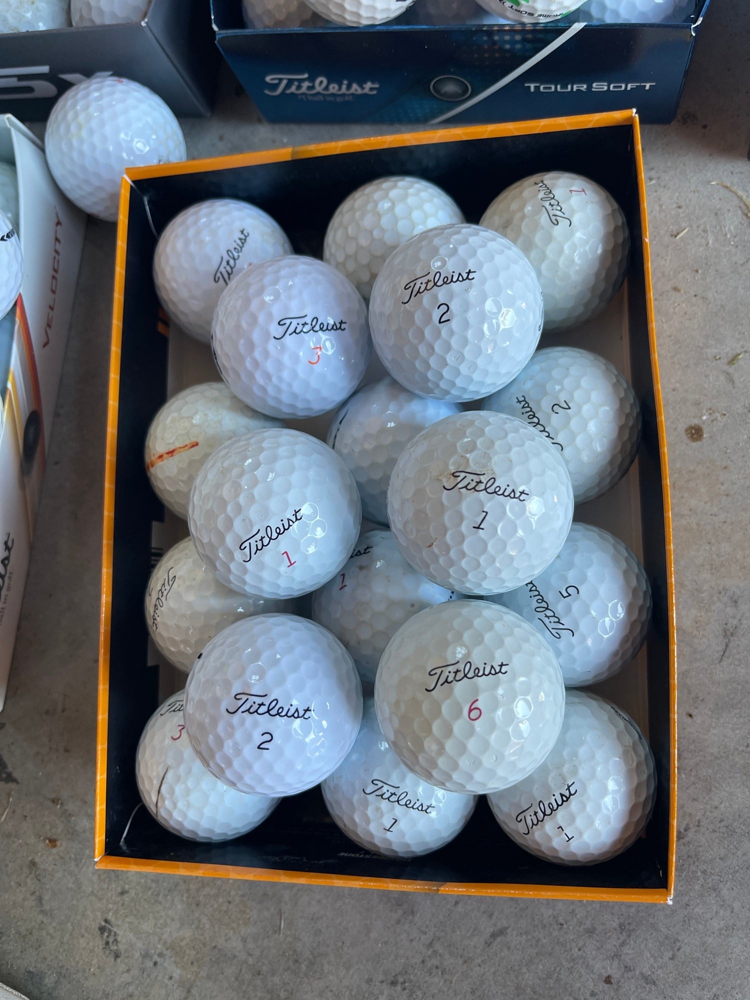 Detroit Lions Golf Balls 12 pack Titleist ProV1 Refinished