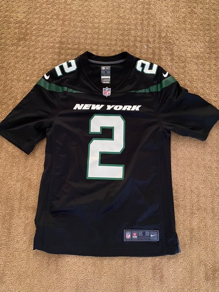 Zach Wilson Jet Jersey Stealth Black On Field Jersey