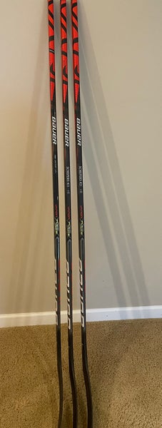 3 Pack Left Hand P88 Pro Stock Vapor FlyLite Hockey Stick