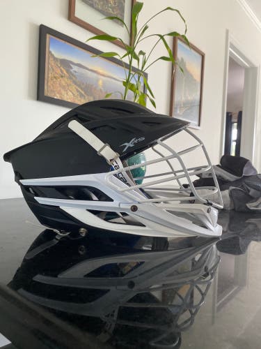 Matte Black Cascade XRS Lacrosse Helmet