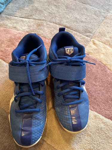 Blue Youth Molded Cleats Nike Trout