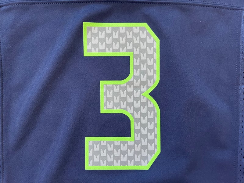 Russell Wilson #3 Green Youth Name & Number Jersey Shirt – Sports Fanz