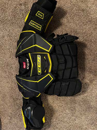 Used Medium CCM Premier R1.9 Goalie Chest Protector