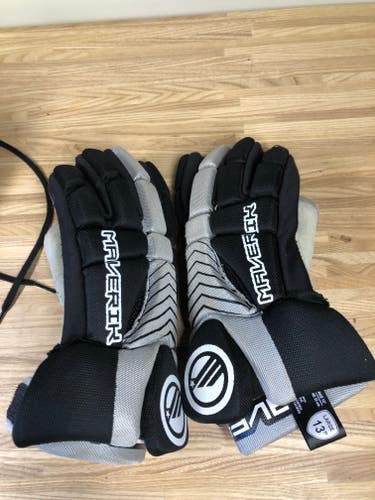 Used Men's Maverick Lacrosse Gloves 13" Large