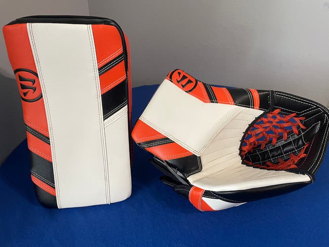 Intermediate Warrior G3 Glove And Blocker Like New