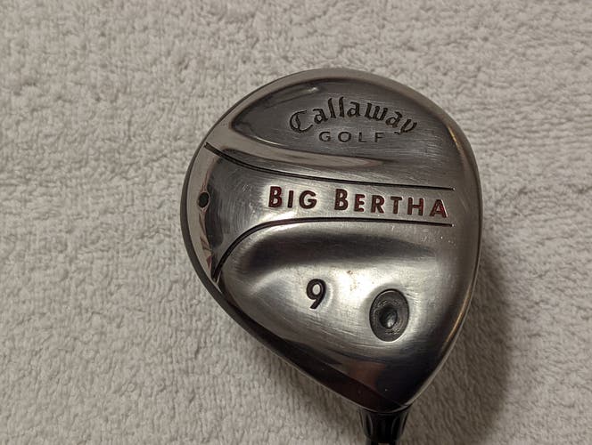 Used Callaway Right Handed 2004 Big Bertha 9 Fairway Wood Regular Flex 41.5"