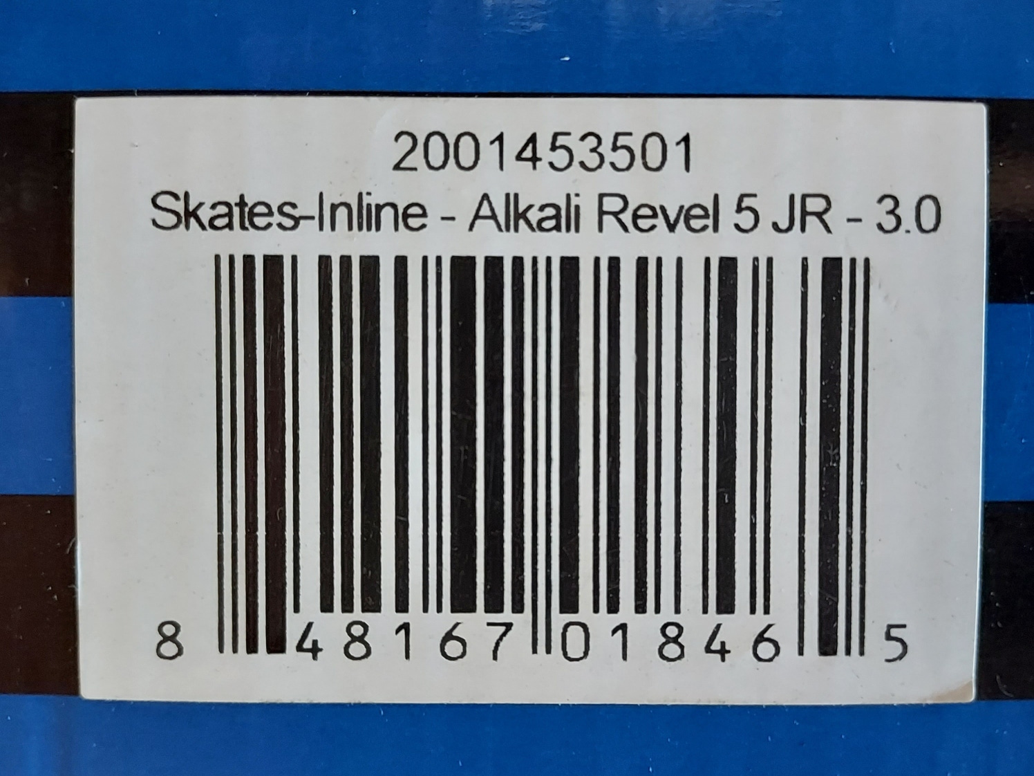 New Alkali Inline Skates Regular Width Size 3