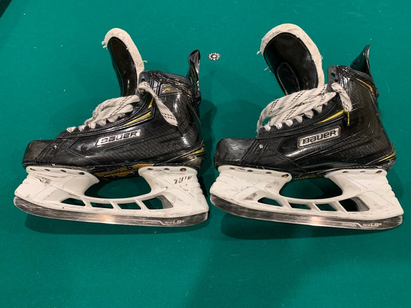 Used Bauer Regular Width Pro Stock Size 7 Supreme 2S Pro Hockey Skates