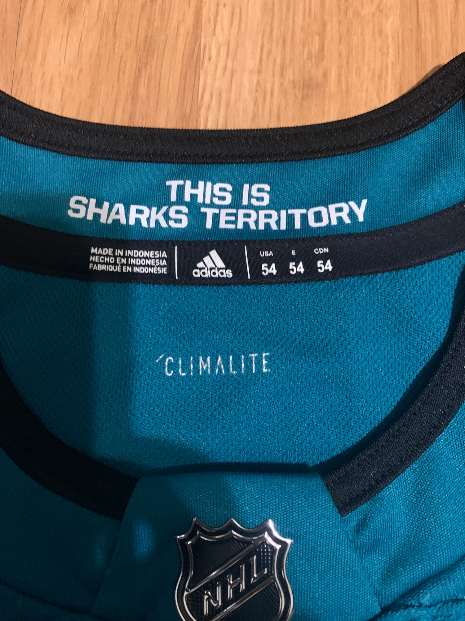  adidas San Jose Sharks NHL Men's Climalite Authentic Alternate  Hockey Jersey : Sports & Outdoors