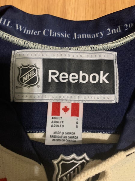 NWT Reebok Brad Richards New York Rangers 2012 Winter Classic NHL Jersey  Beige L | SidelineSwap