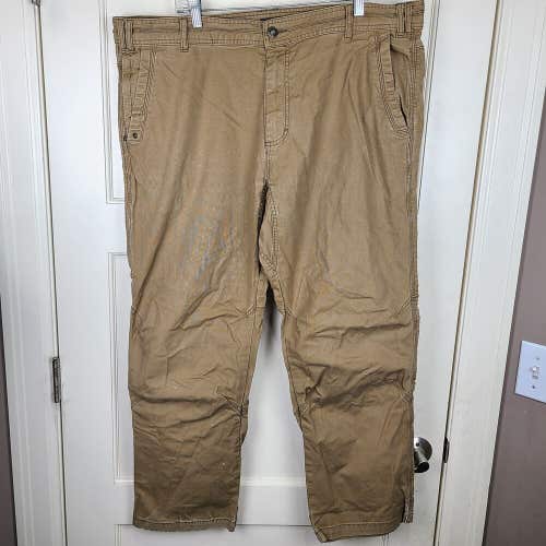 Cabela's Men's Khaki Cargo Pants Hiking Hunting 6 pocket Size: 42 x 30