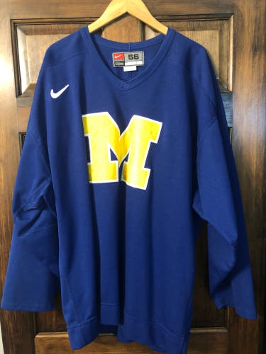 NIKE MICHIGAN WOLVERINES PRACTICE JERSEY SIZE 56