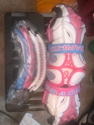 Warrior 12" Cure For Cancer Lacrosse Gloves