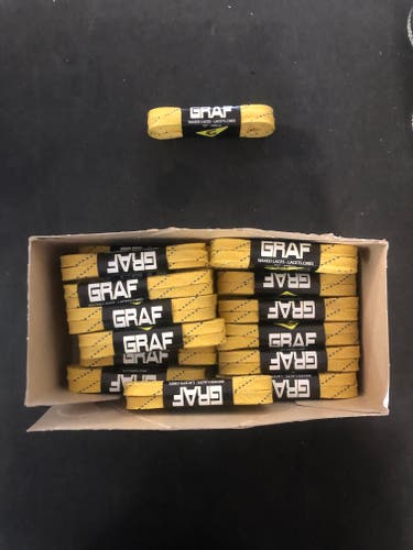 New Graf Waxed Laces 72" 31 pack Yellow