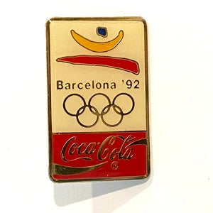 OLYMPICS BARCELONA 1992 RARE COCA COLA PIN