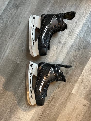 Used CCM Extra Wide Width Pro Stock Size 8 Ribcor 80K w/Step Steel Hockey Skates
