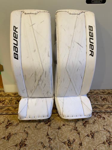 Used 32" Bauer Supreme 3S Goalie Leg Pads