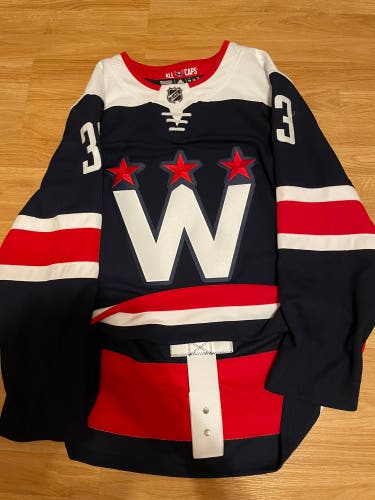Washington Capitals Chara Alternate Authentic Hockey Jersey Adidas 50 Blue