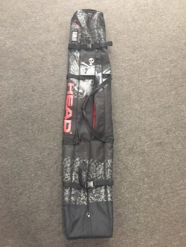 Used Wheeled HEAD Rebels Double Ski Bag