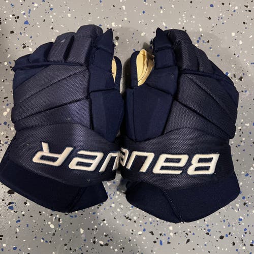 Bauer 15"  Navy Blue Vapor Pro Team Gloves