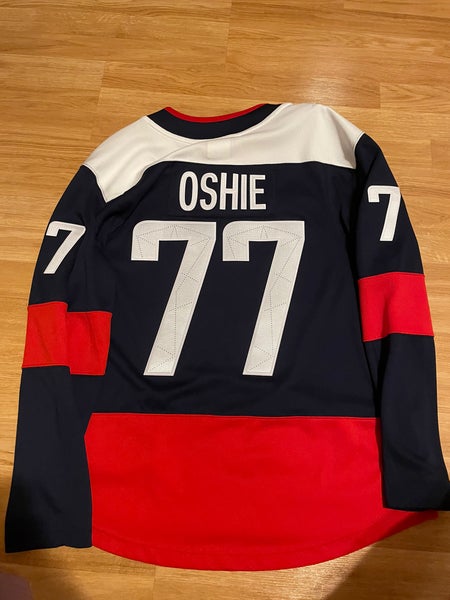 Fanatics Oshie Washington Capitals 2018 Stadium Series NHL Hockey Jersey  Blue M