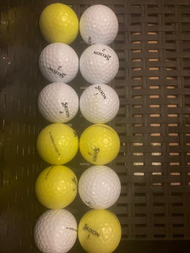 Used Srixon 12 Pack (1 Dozen) TriSpeed Balls