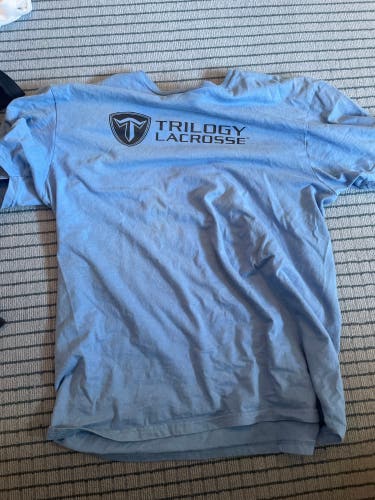 Trilogy Lacrosse Staff Large Blue T Shirt